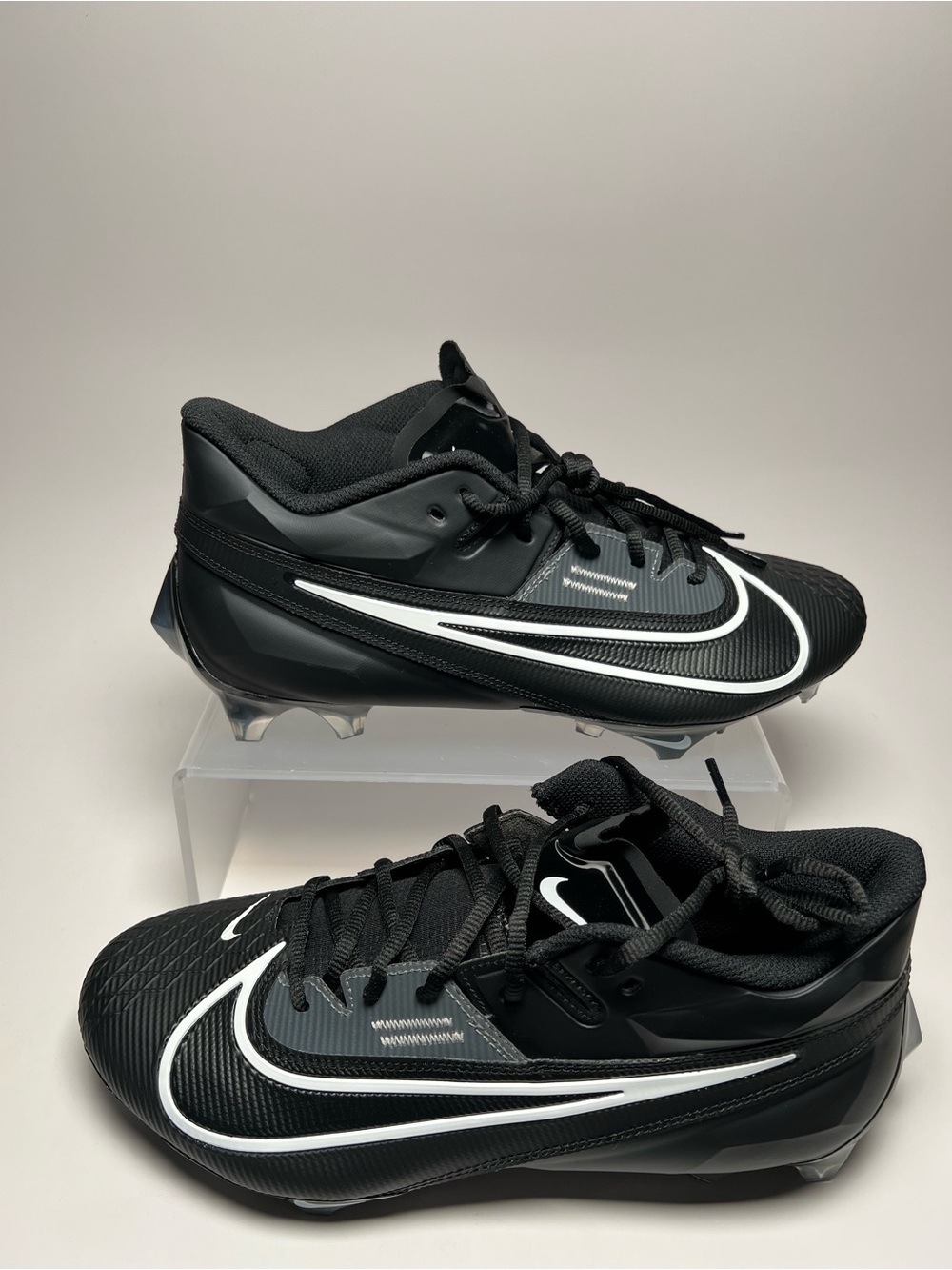 Nike Vapor Edge Elite 360 2 Football Cleats FJ6125-006 Black Men Size 11.5 Wide